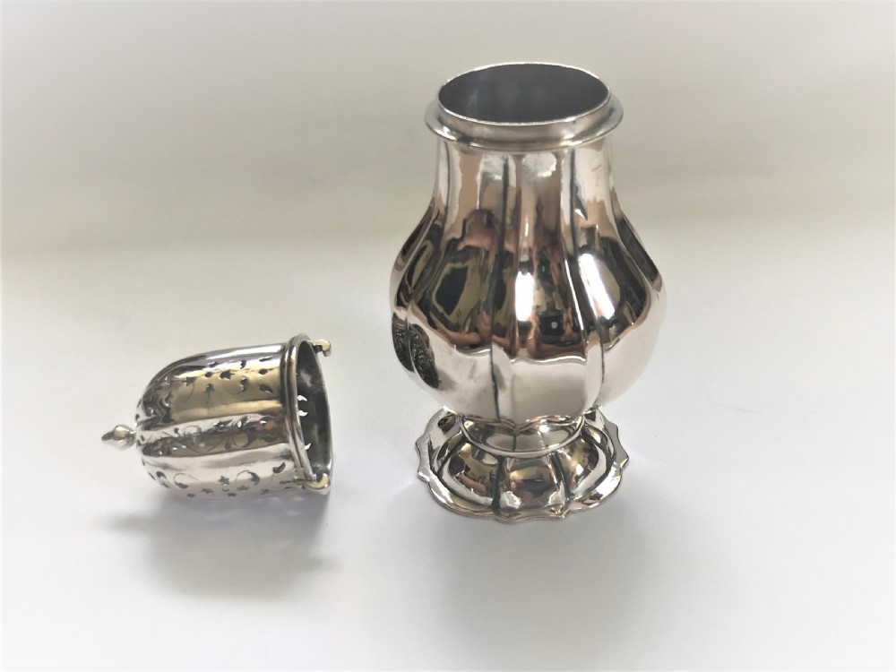 A rare 18th Century Scandinavian silver sugar caster View VII