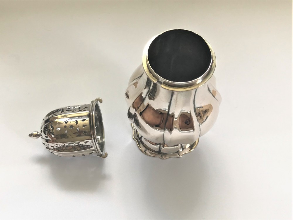 A rare 18th Century Scandinavian silver sugar caster View VIII