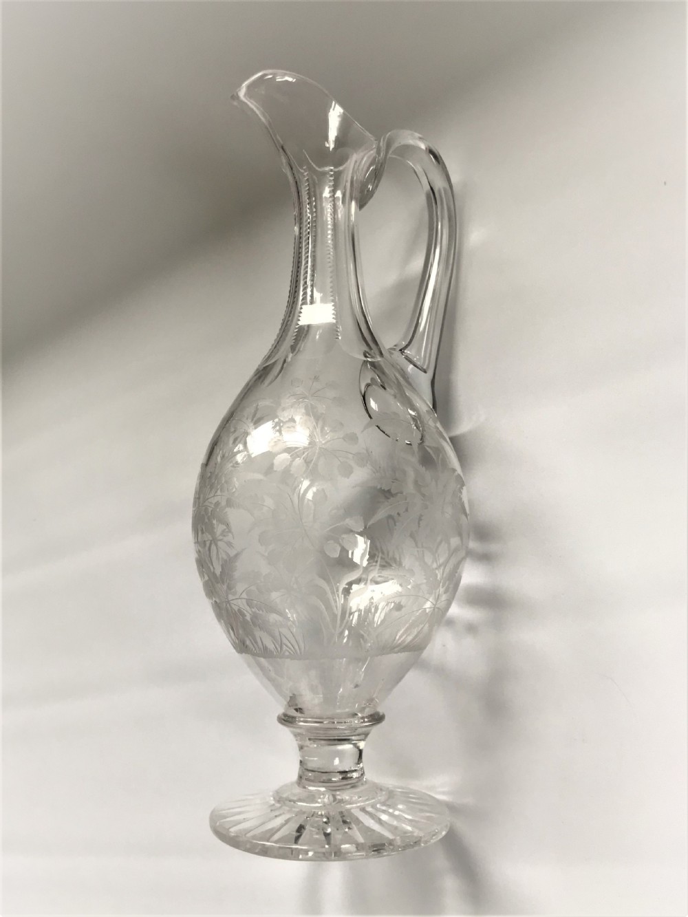 A stunning Victorian glass wine jug View VI