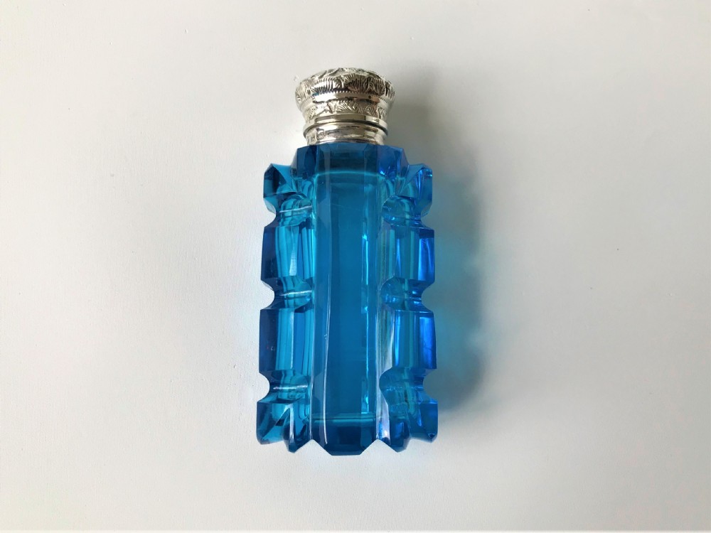 A stunning Victorian silver mounted scent bottle View V