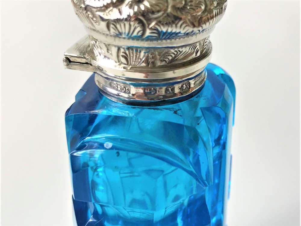 A stunning Victorian silver mounted scent bottle View VII