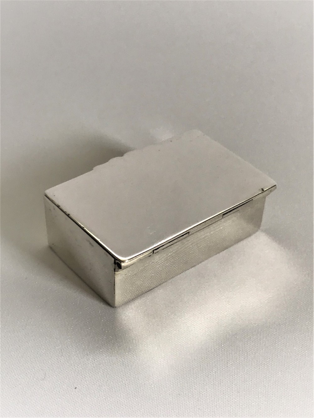 A Victorian Chester silver double stamp box View II