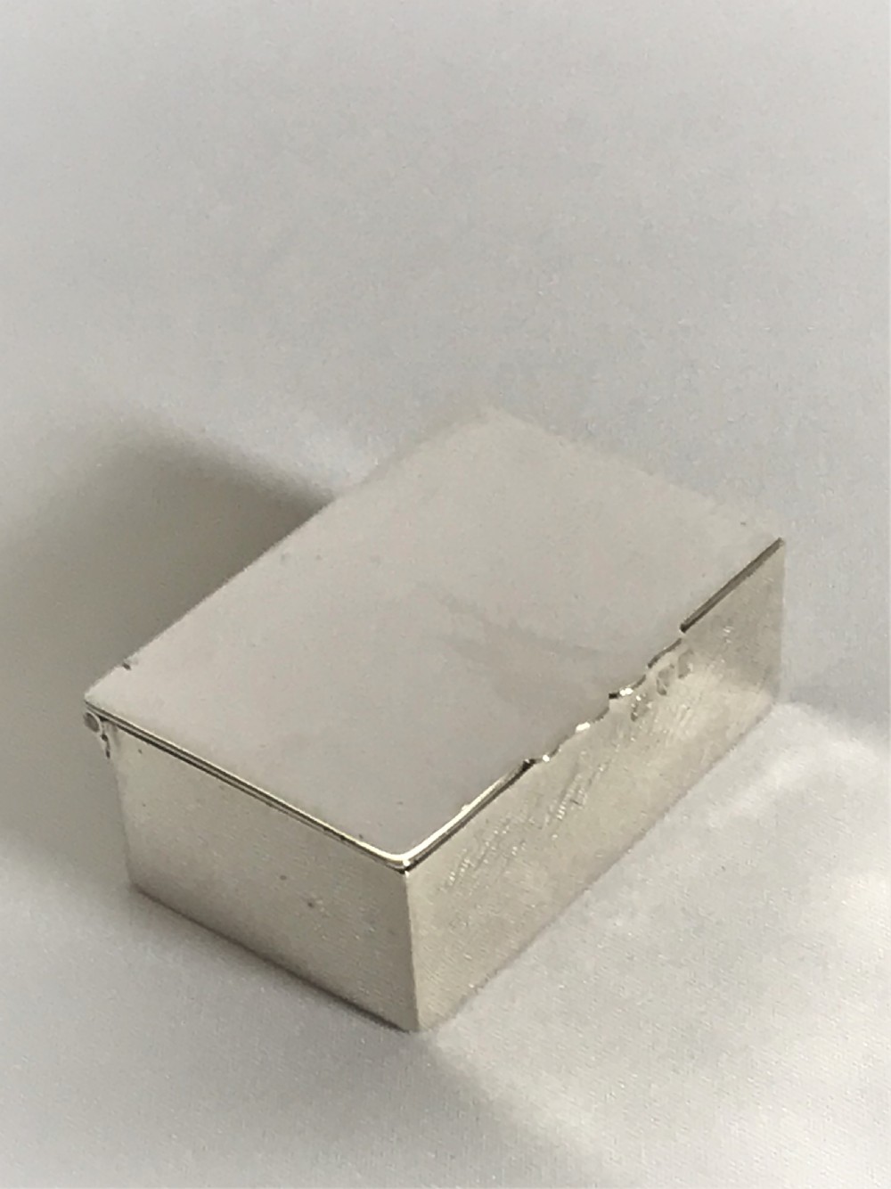 A Victorian Chester silver double stamp box View VII
