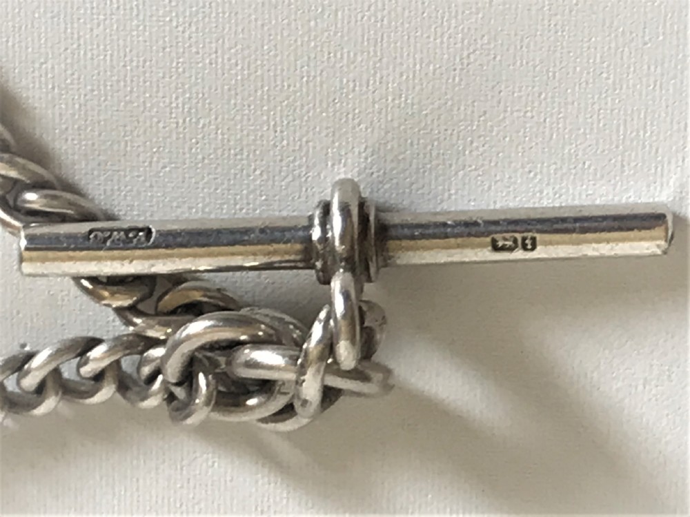 A rare silver fob chain and compass View IV