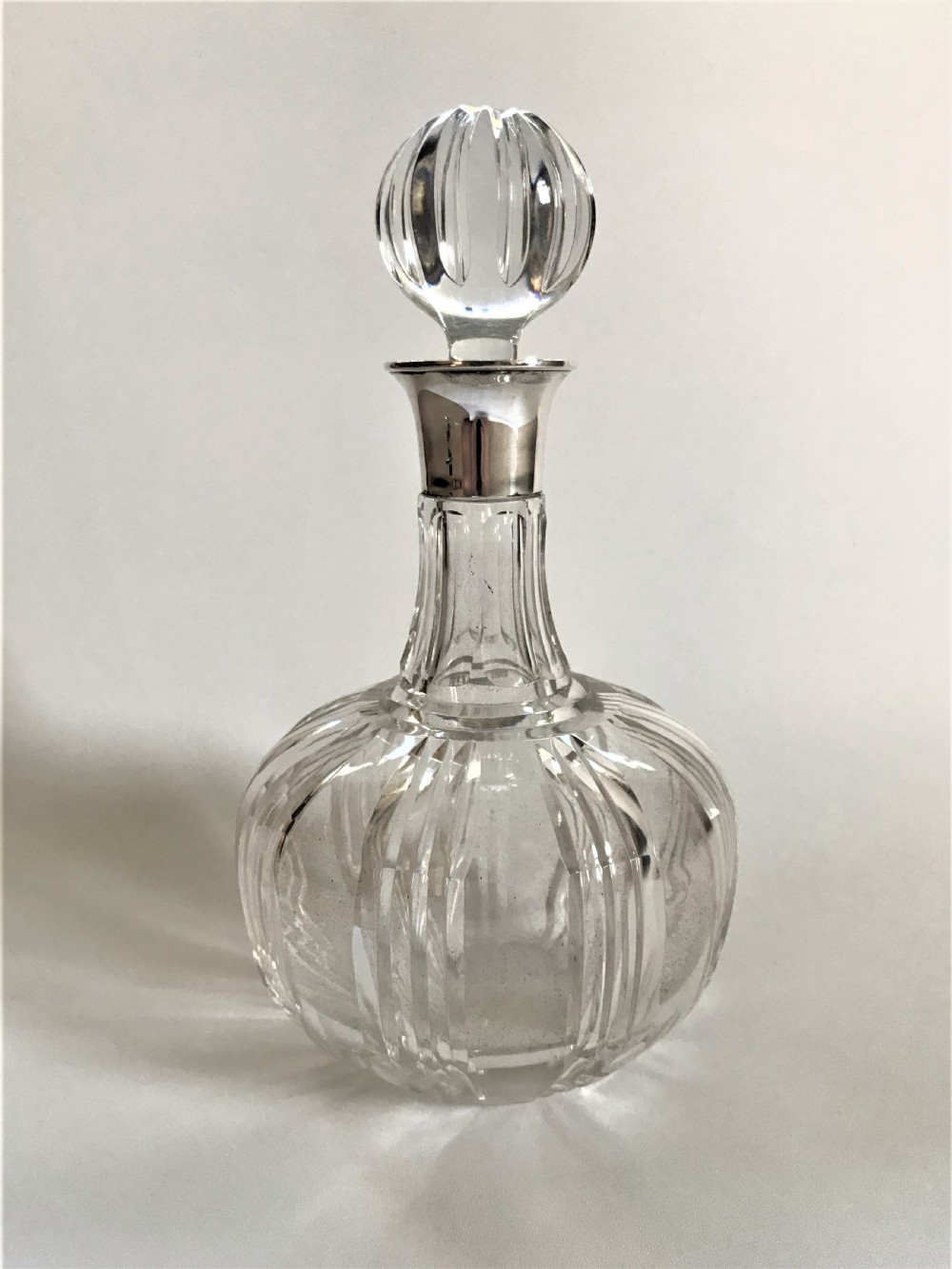 A handsome Art Deco silver mounted decanter View IV