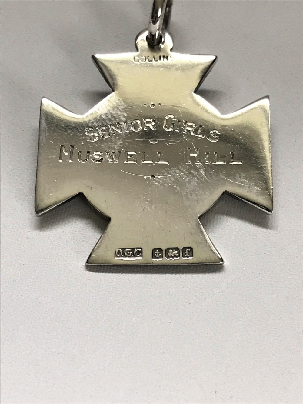 An unusual Silver & gold Muswell Hill fob View II