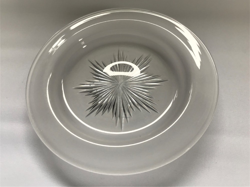 A gorgeous set of 4 Victorian ice plates View VII