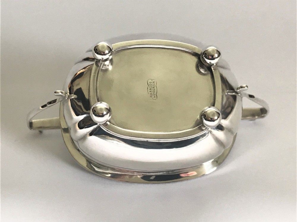 A lovely Harrods silver twin handled bowl View IV