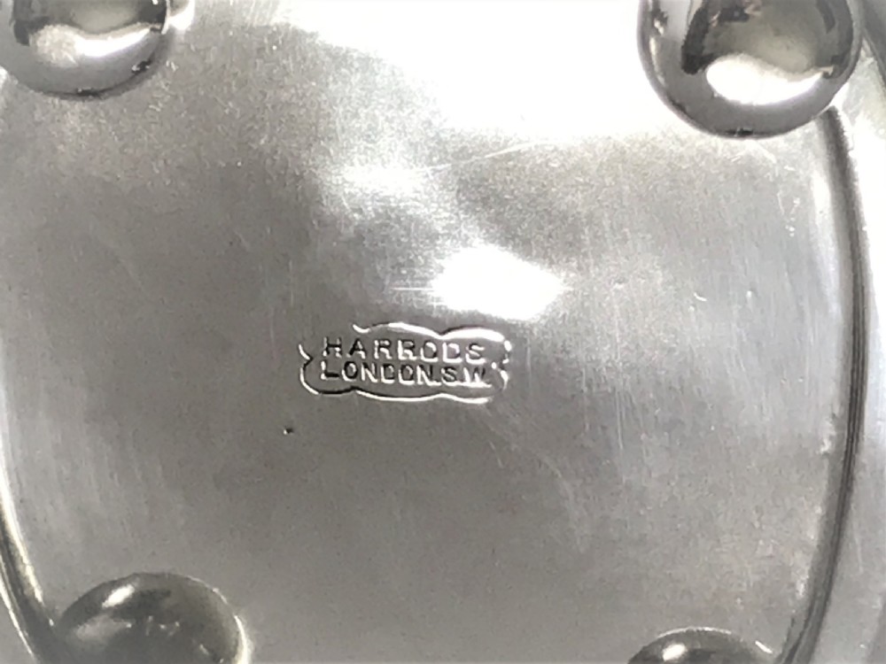 A lovely Harrods silver twin handled bowl View VII