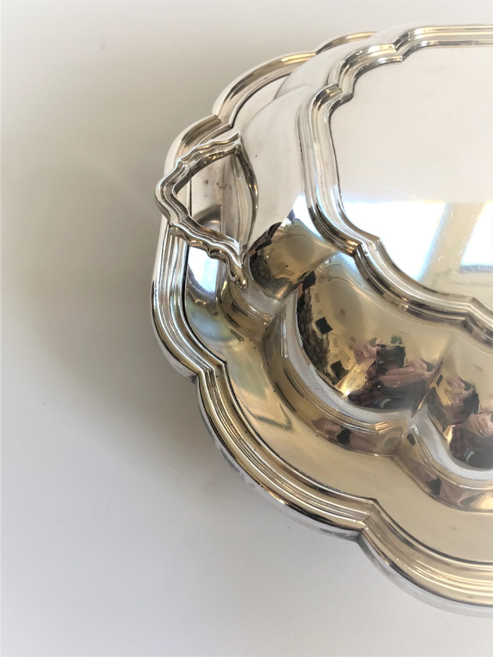 A mid 19th Century silver plated double entree dish View V