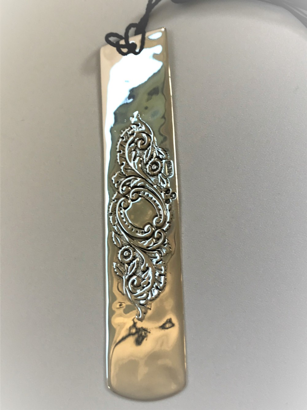 A superior large Victorian silver bookmark View II