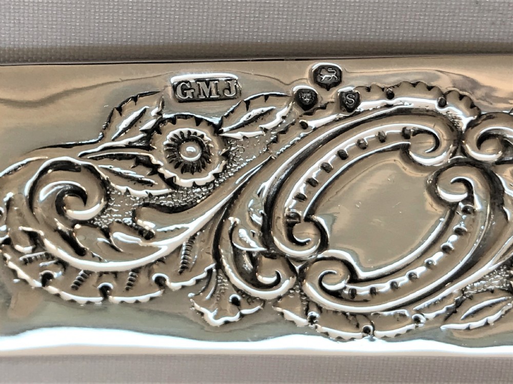 A superior large Victorian silver bookmark View IV