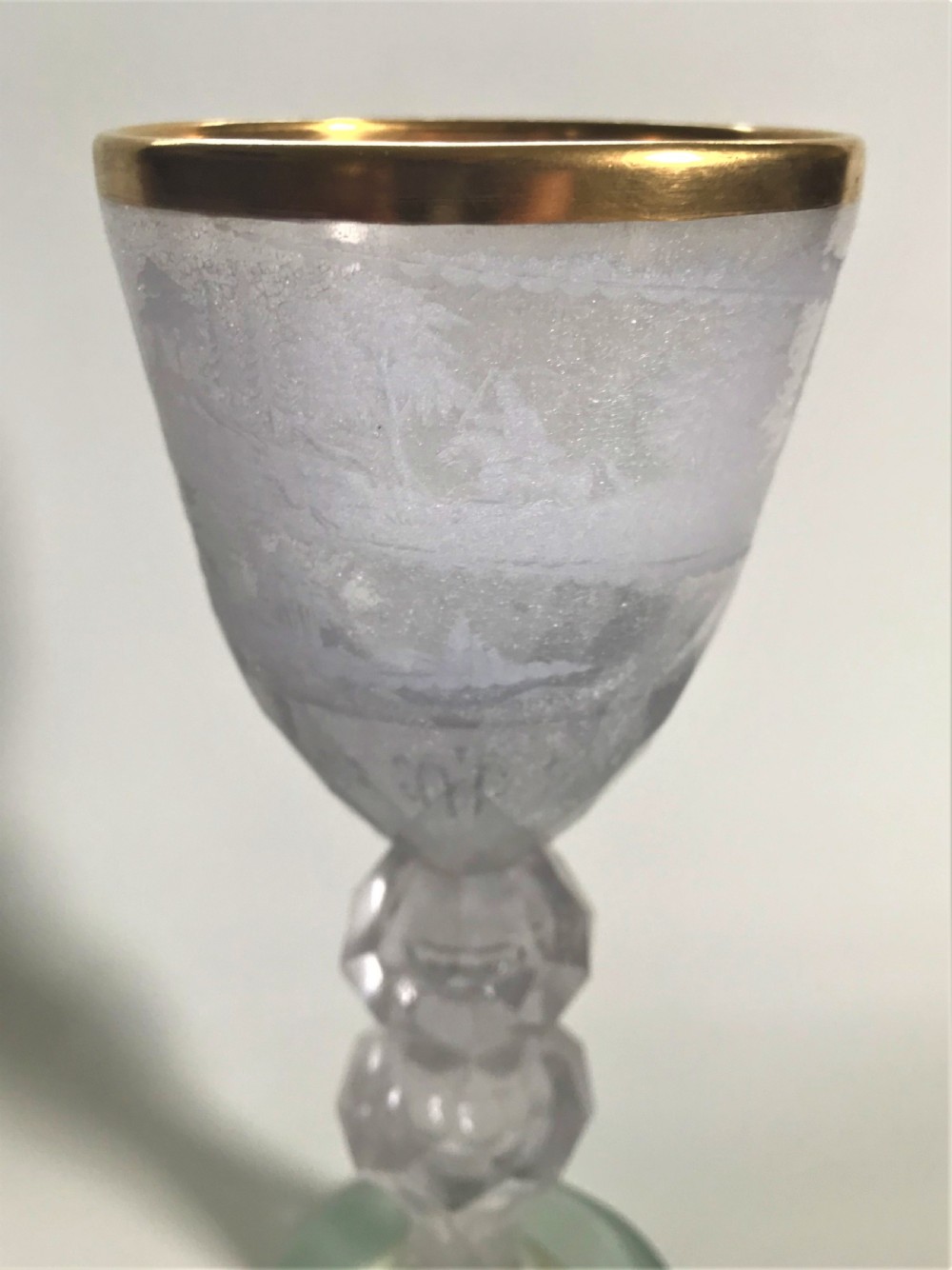 An imposing 19th Century Bohemian goblet View III