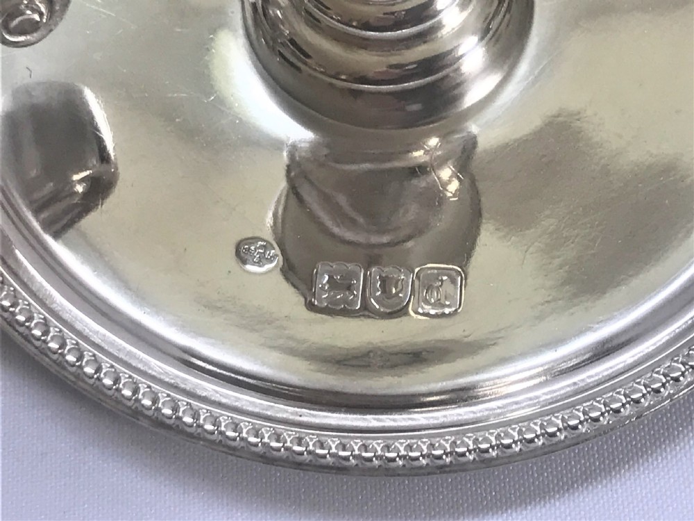 A late Victorian small silver chamber stick View IV