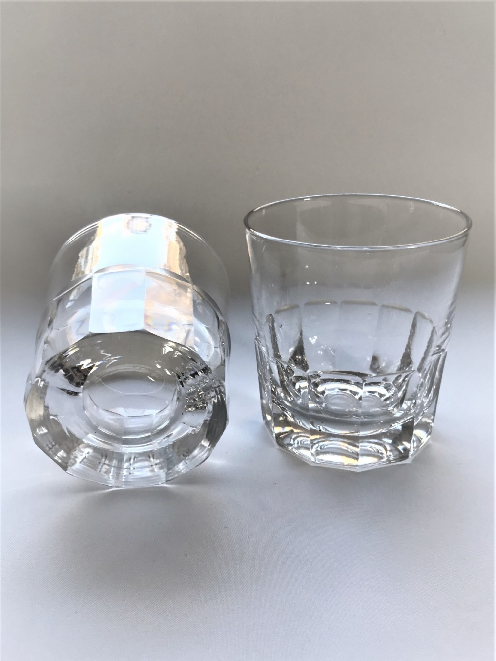 A stylish pair of 19th Century cut Whisky tumblers View III
