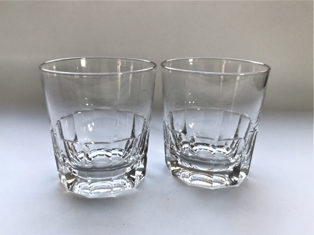 A stylish pair of 19th Century cut Whisky tumblers View IV