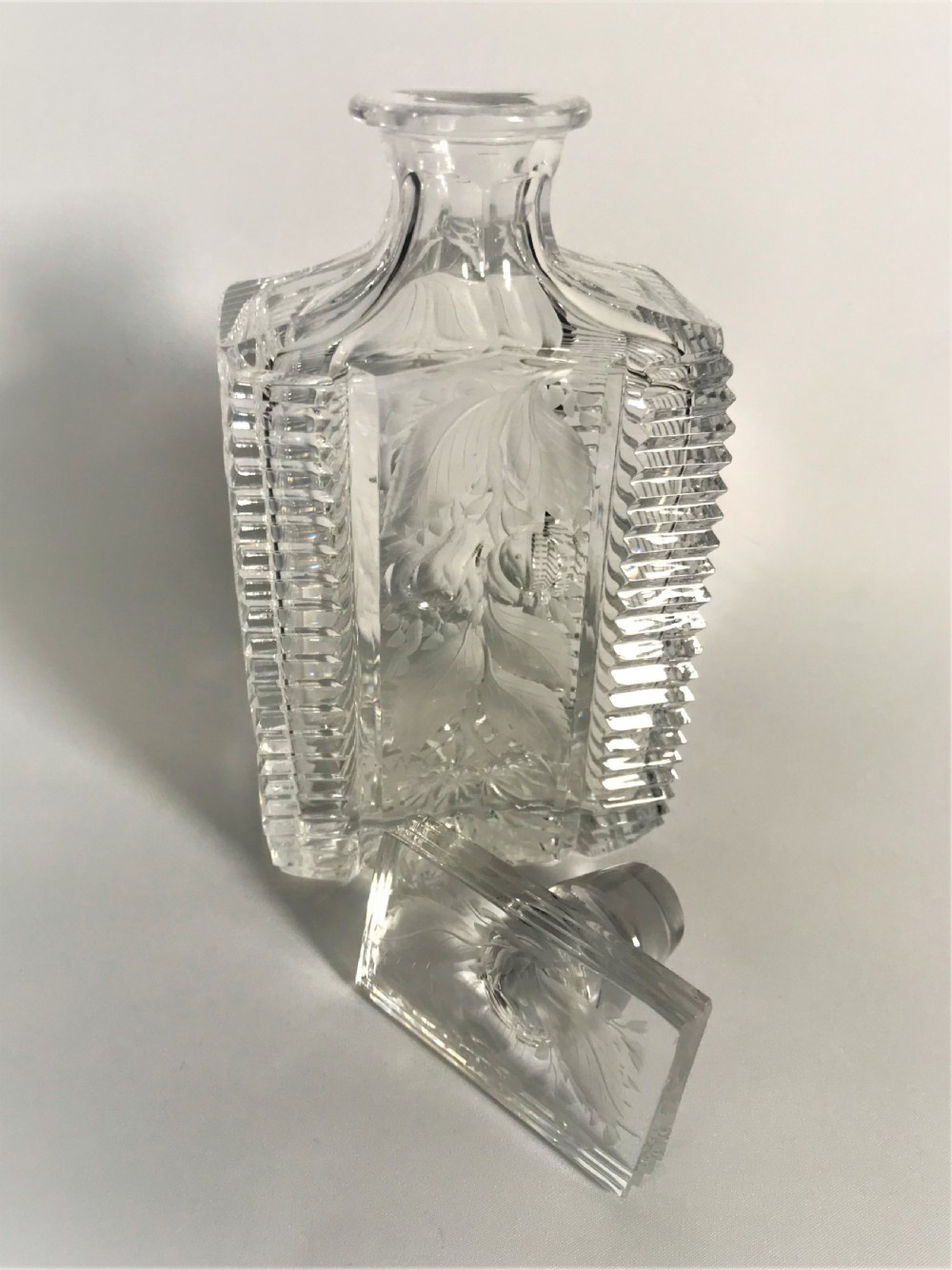 An outstanding Art Deco cut glass decanter View IV