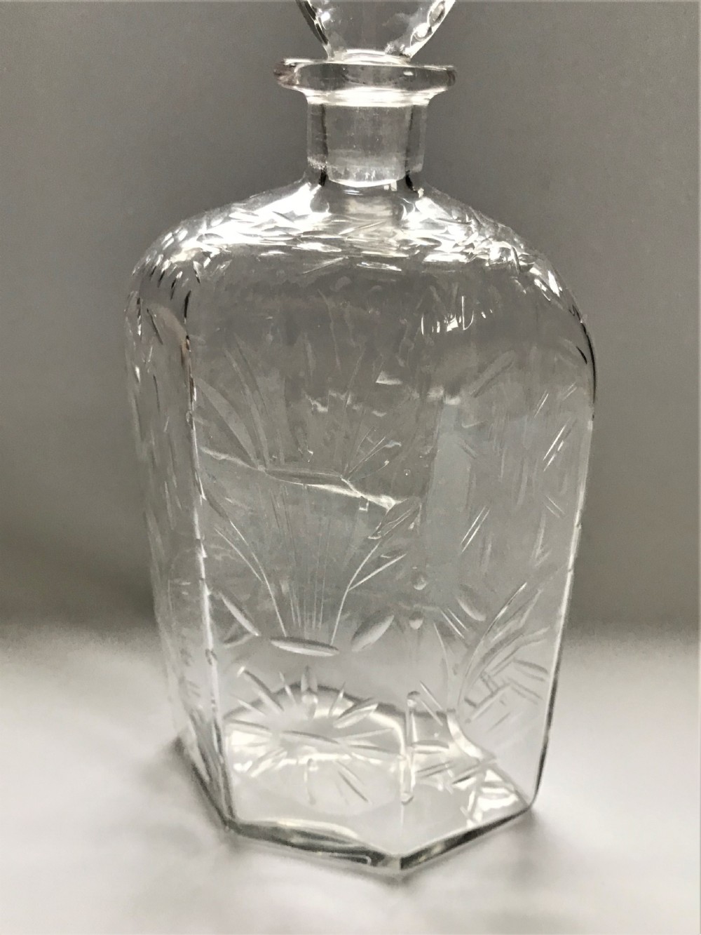 A gorgeous Whitefriars intaglio cut decanter View IV