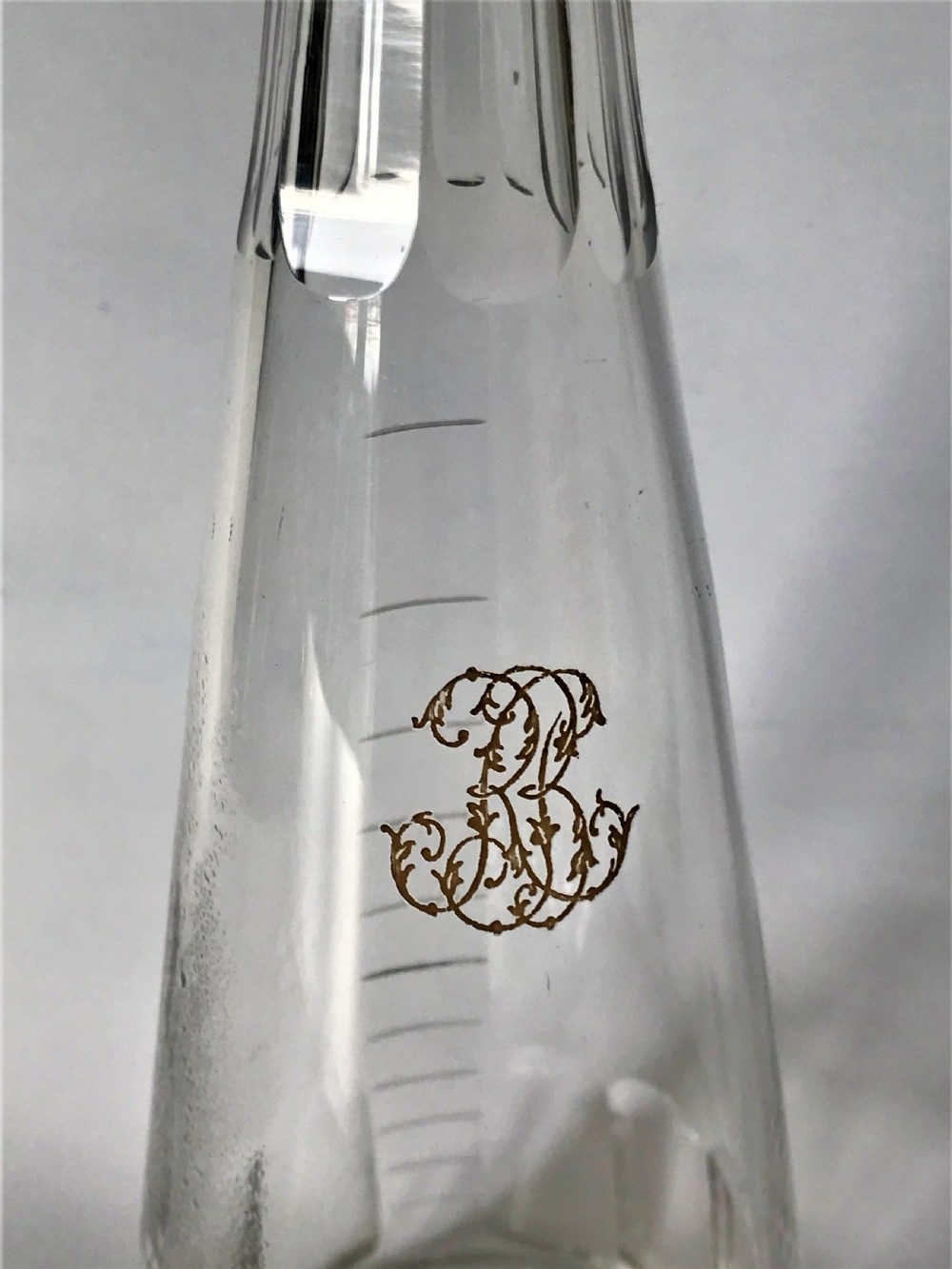 A gorgeous Victorian cut glass liqueur decanter View III