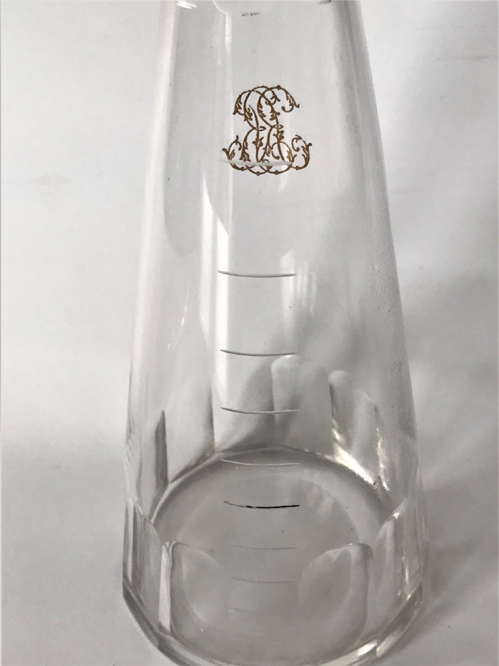 A gorgeous Victorian cut glass liqueur decanter View V