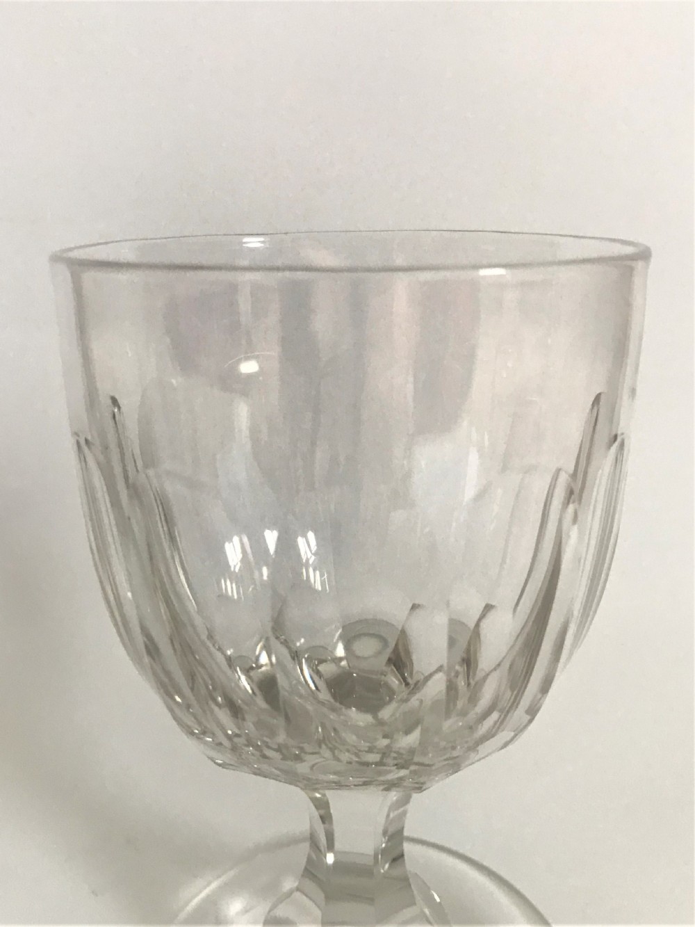 A substantial Victorian cut glass rummer View III