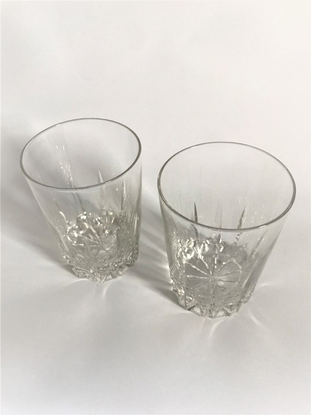 A fine pair of mid Victorian cut Whisky tumblers View II
