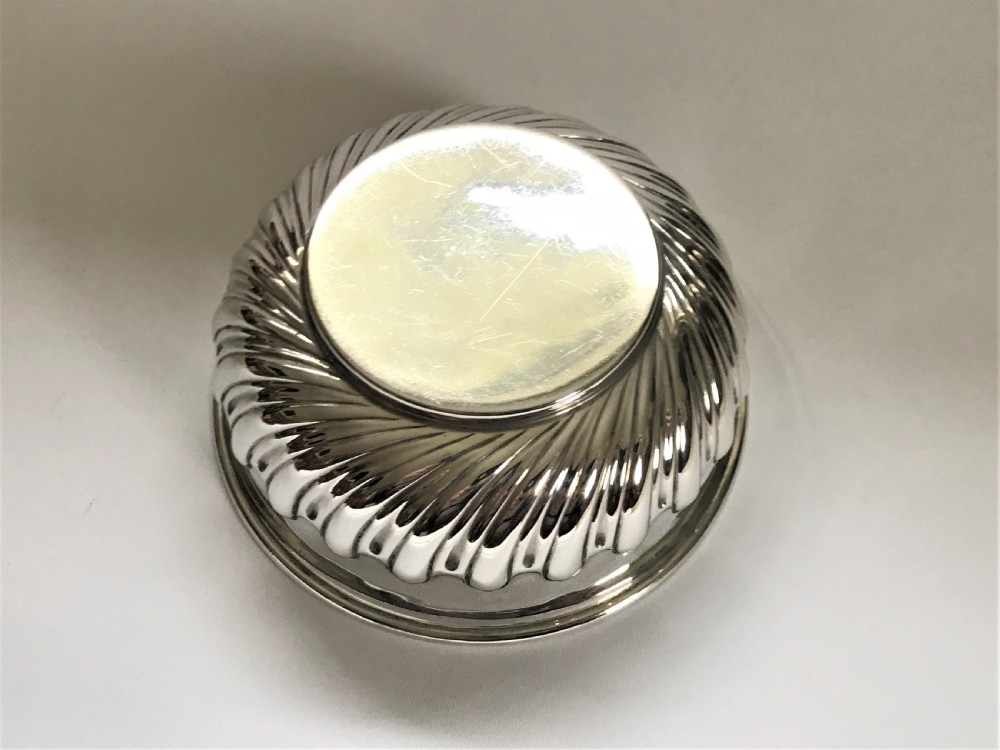 A charming Victorian half fluted silver bowl View IV