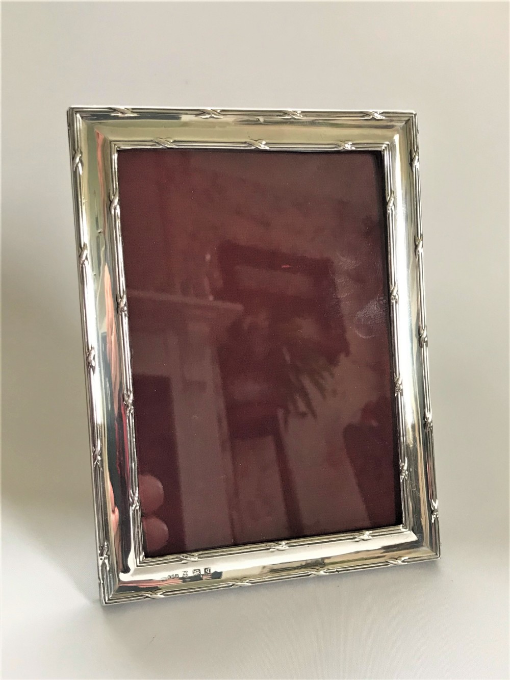 An attractive George V silver photo frame View II