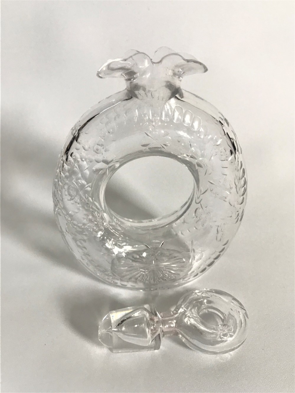 An outstanding Stevens & Williams 'lifebuoy' decanter View IV
