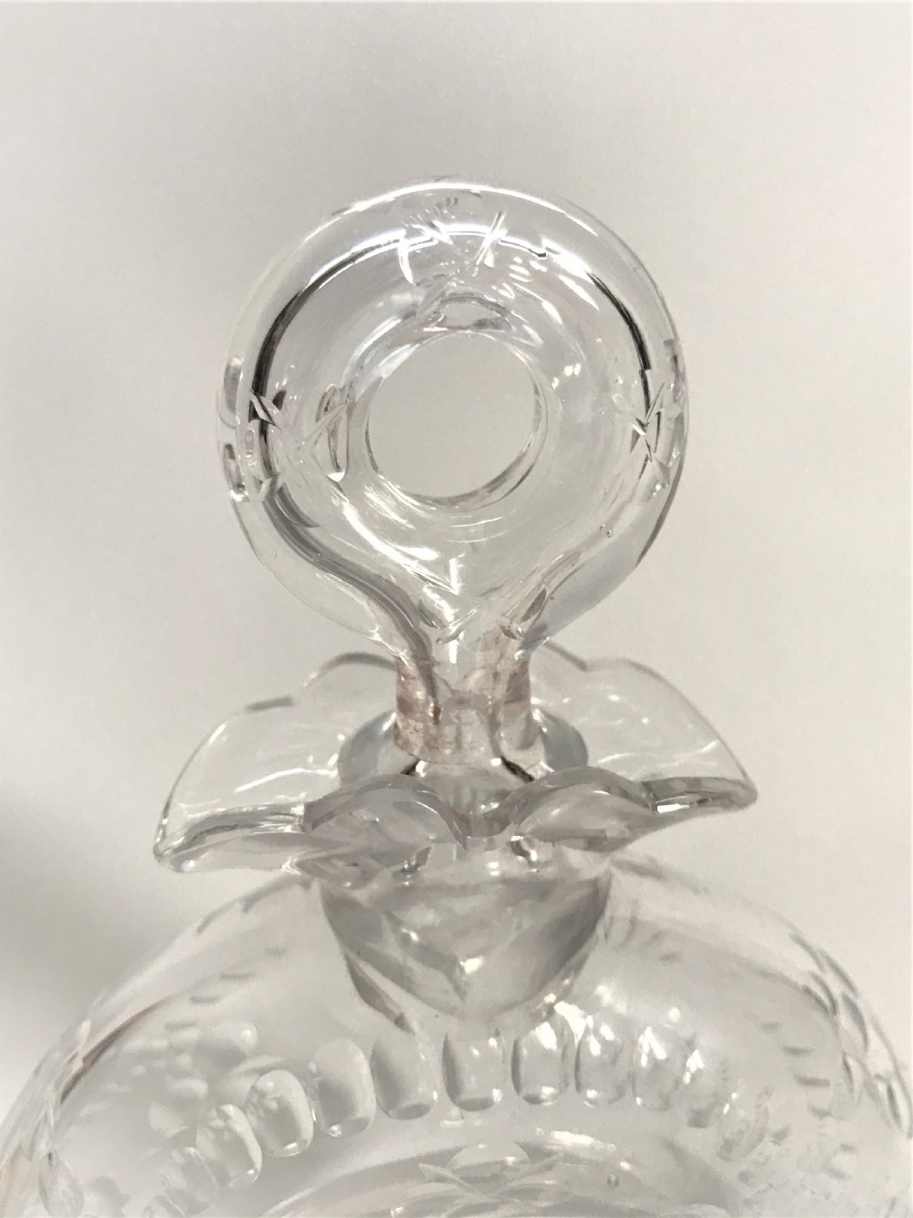 An outstanding Stevens & Williams 'lifebuoy' decanter View VIII