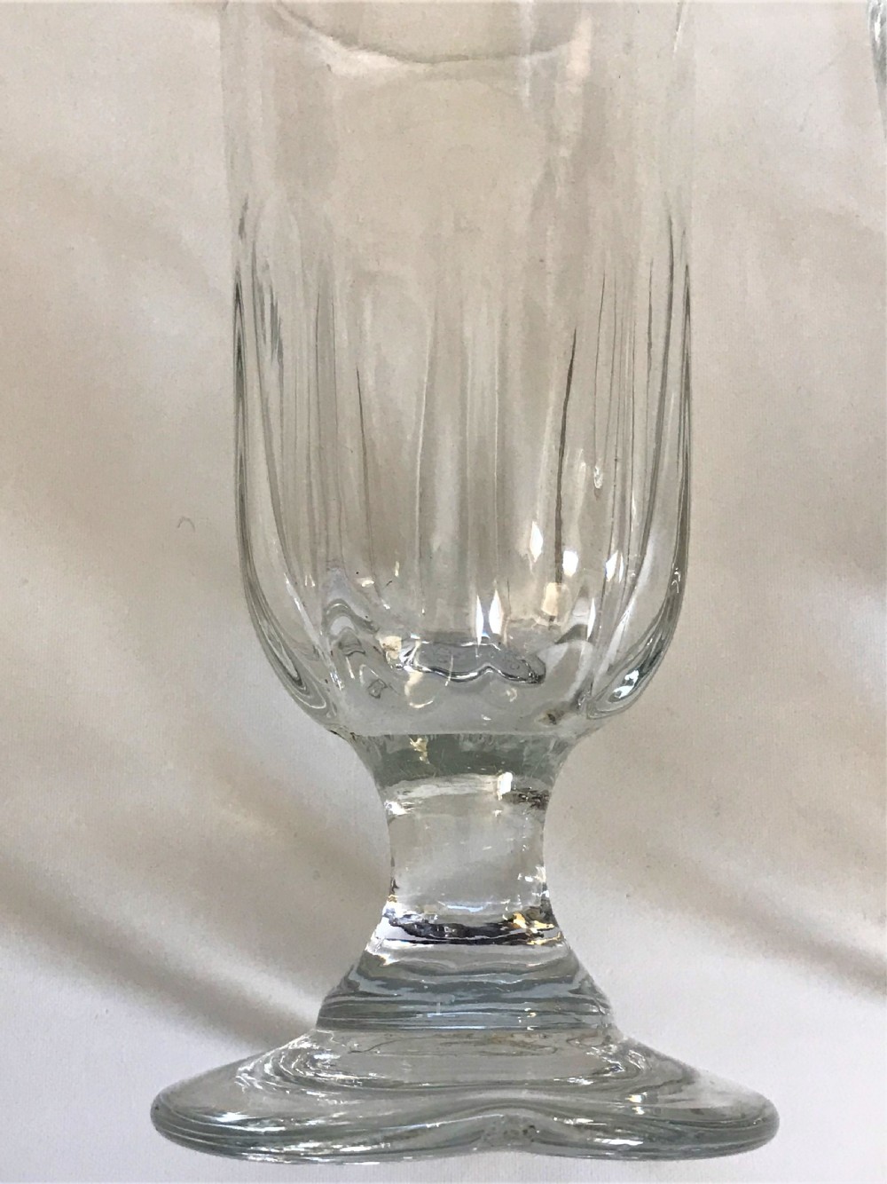 A pair of Georgian petal molded dwarf ale glasses View IV