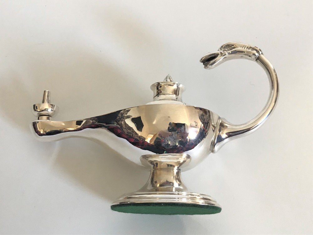 A Chester silver Aladdins Lamp table lighter View III