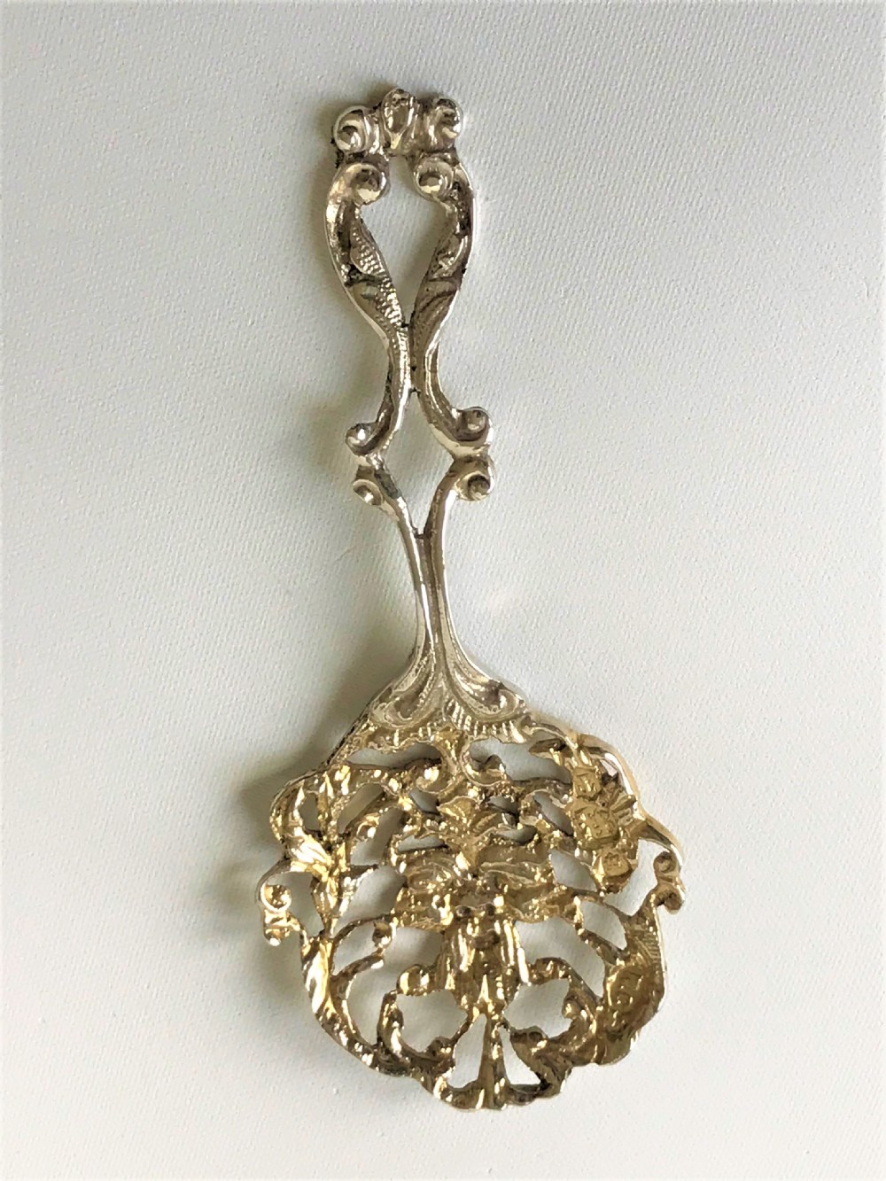 A Petite Victorian William Comyns Silver Caddy Spoon View II