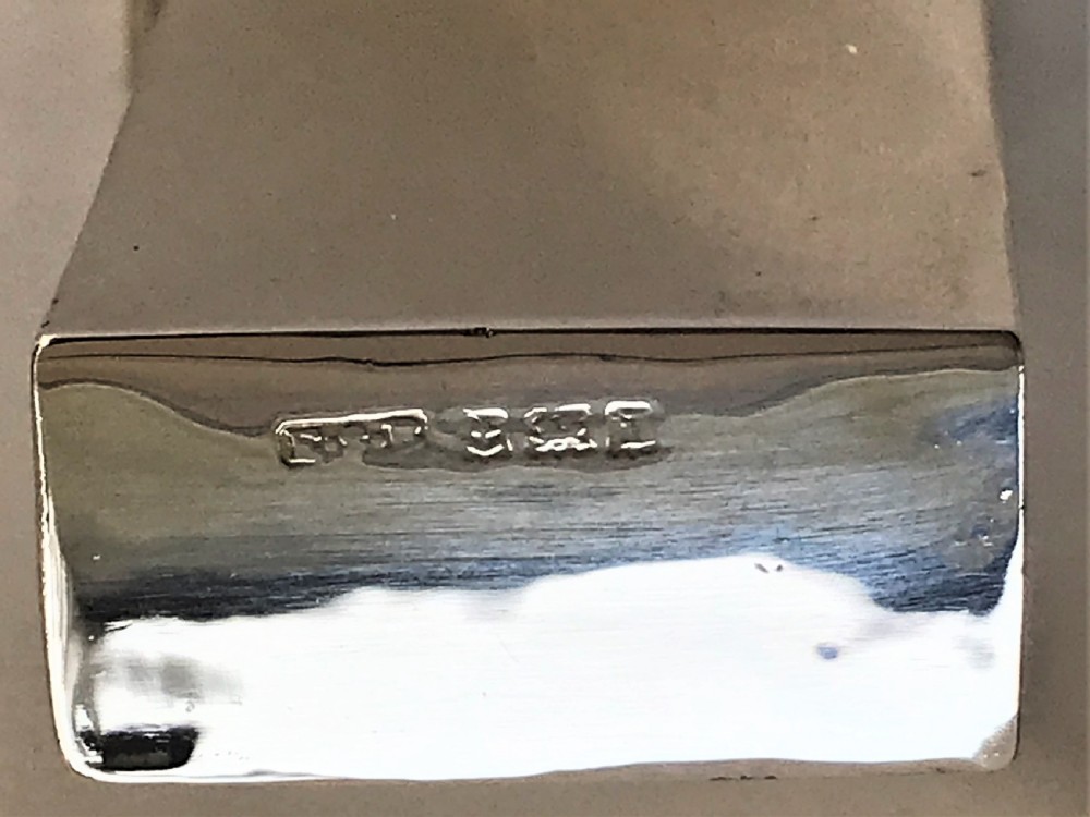 A superior Edwardian silver match box holder View VI