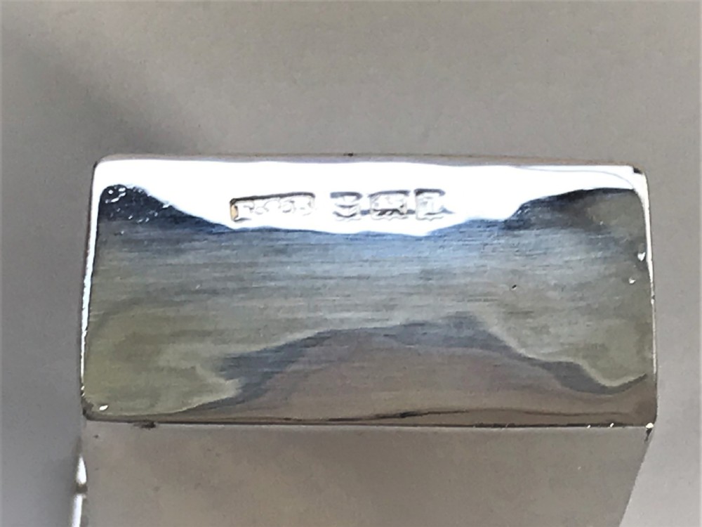 A superior Edwardian silver match box holder View VII