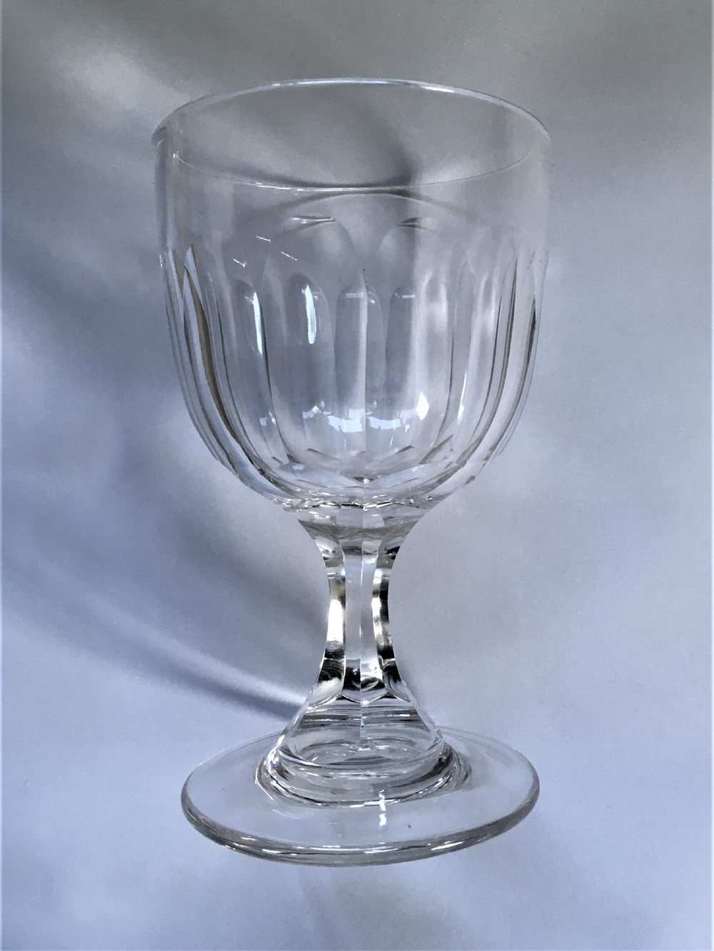A large pair of Victorian cut glass rummers View VI