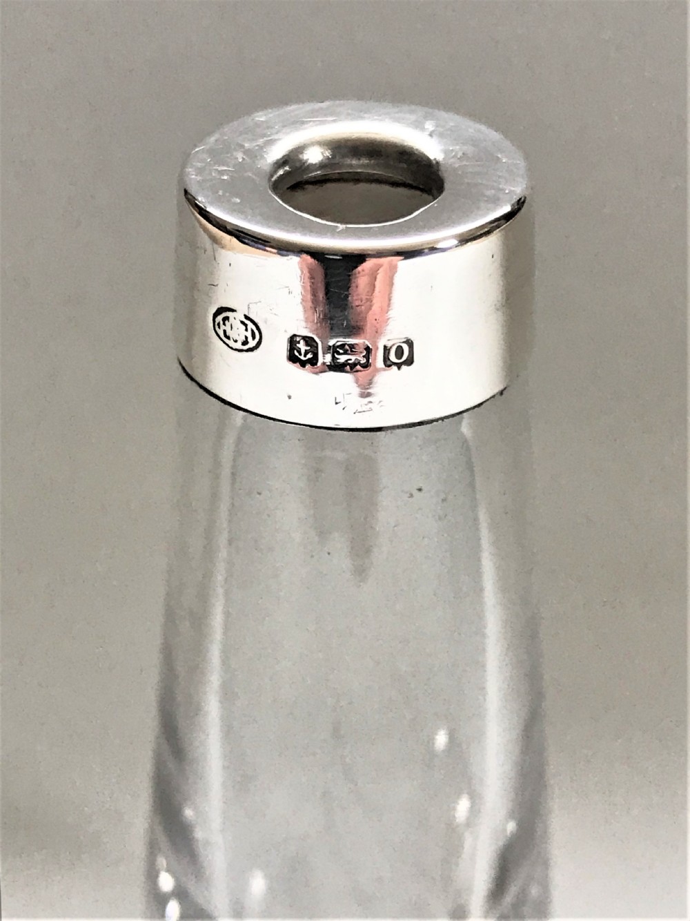 A wonderful silver mounted cayenne bottle & spoon View IV