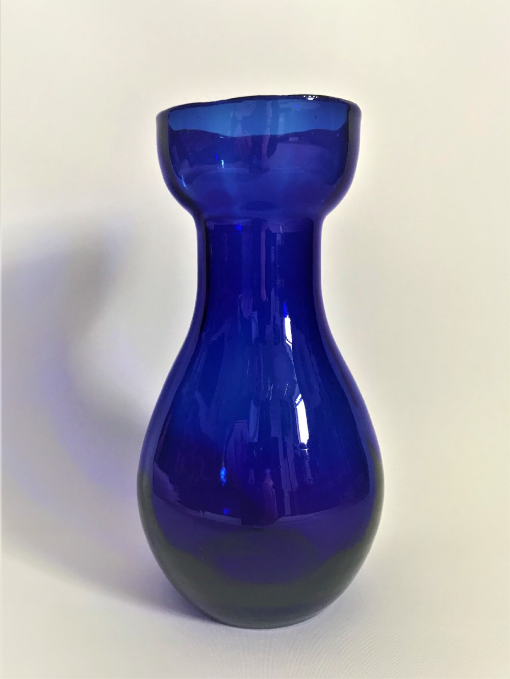 A Bristol Blue Victorian glass hyacinth vase View III