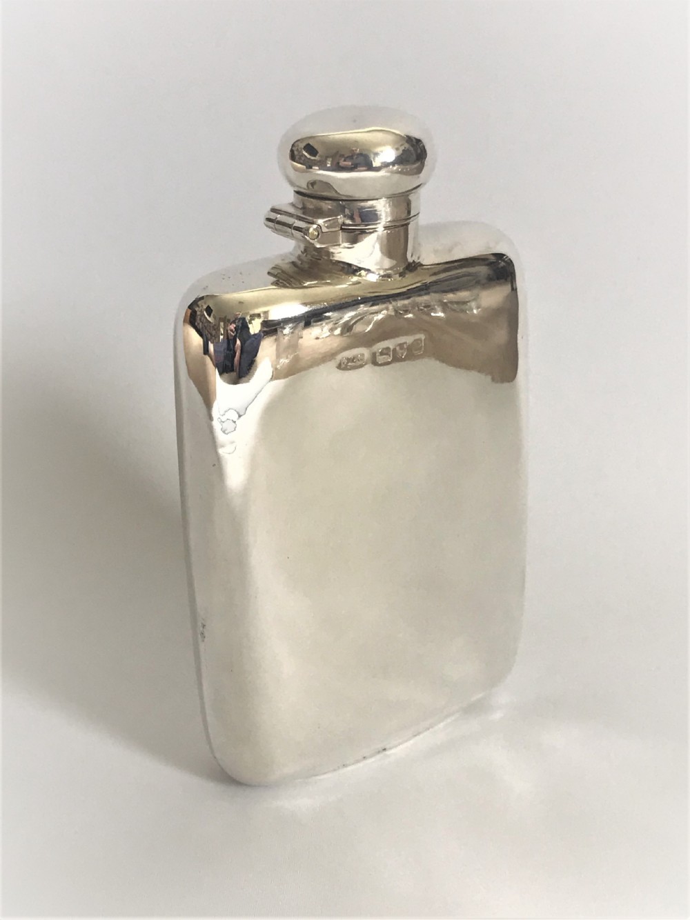 A superb Chester silver Victorian hip flask 