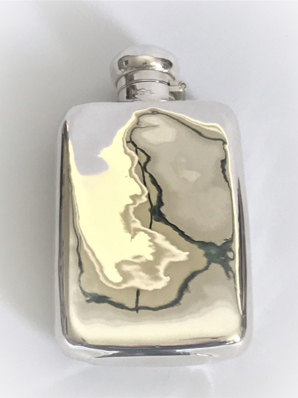 A superb Chester silver Victorian hip flask  View VIII