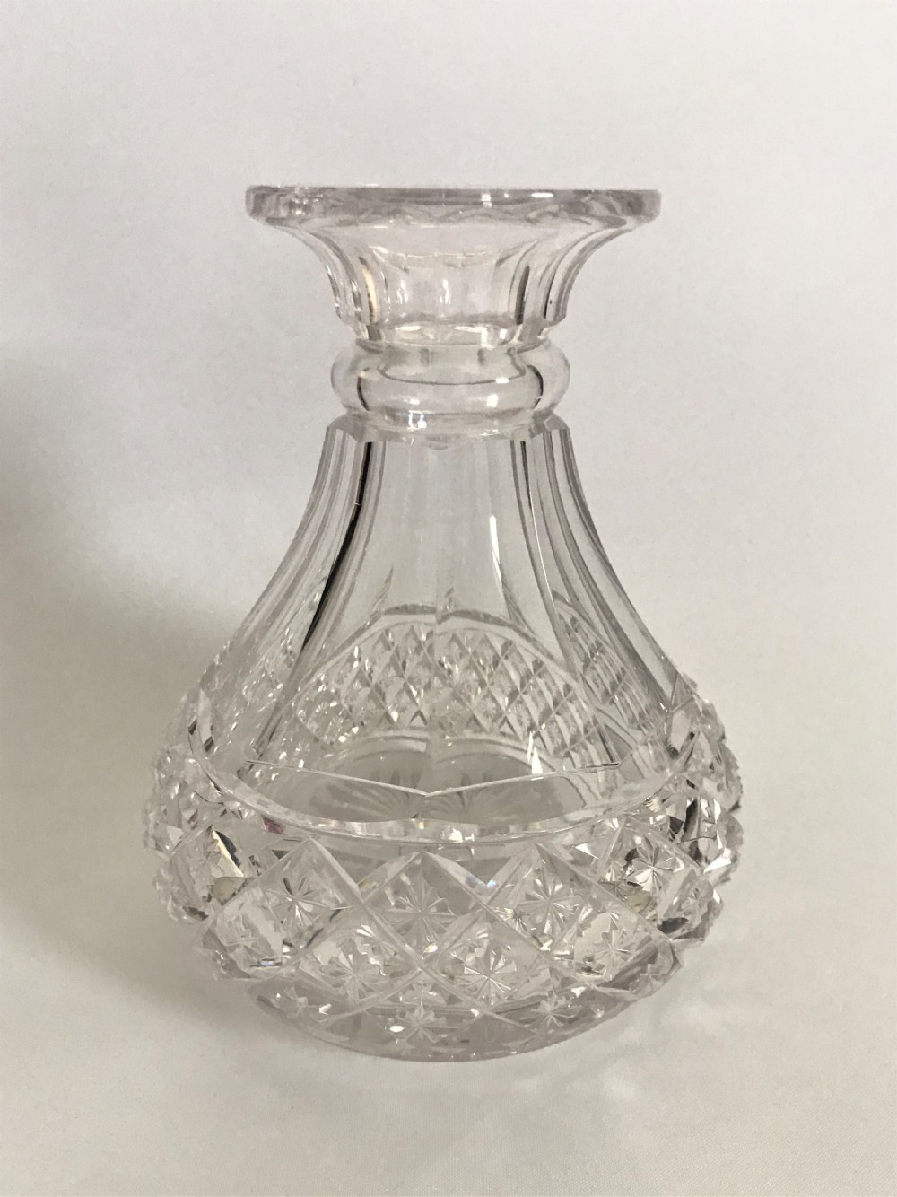 A quality Victorian cut glass carafe