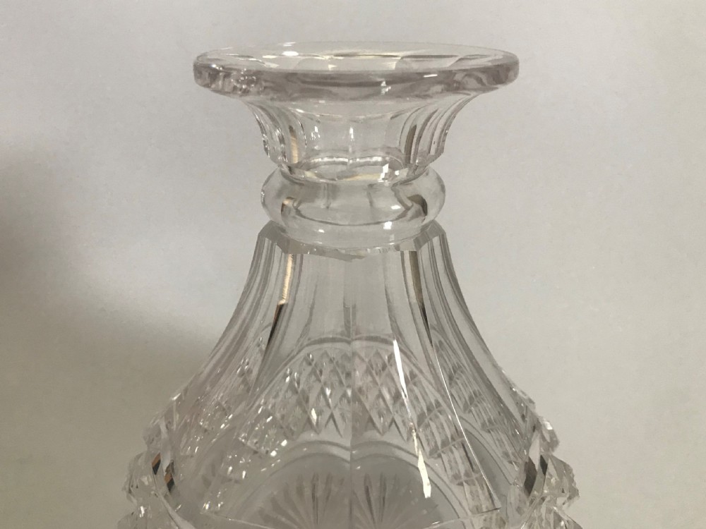 A quality Victorian cut glass carafe View III