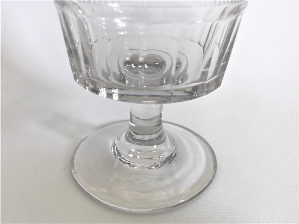 A stylish Regency cut glass bucket rummer View III