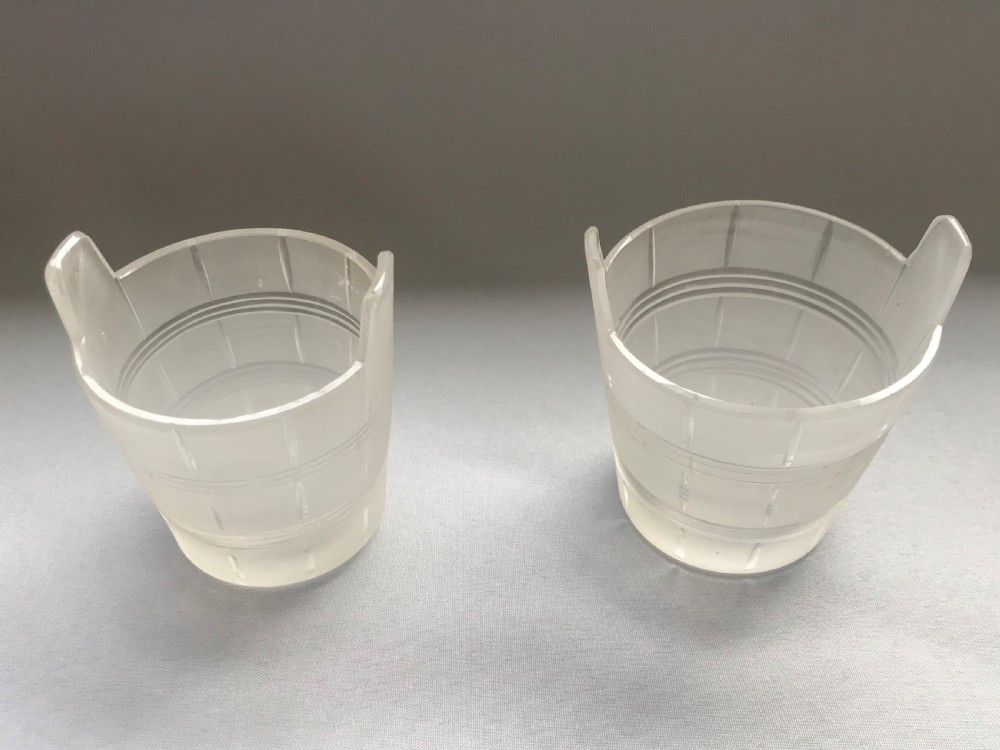A lovely pair of Victorian 'piggin' condiment tubs View IV