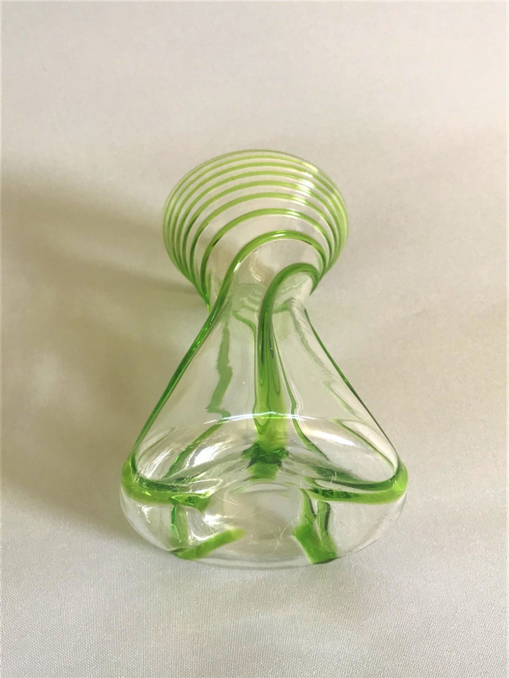 A gorgeous Art Nouveau Stuart Glass posy vase View III