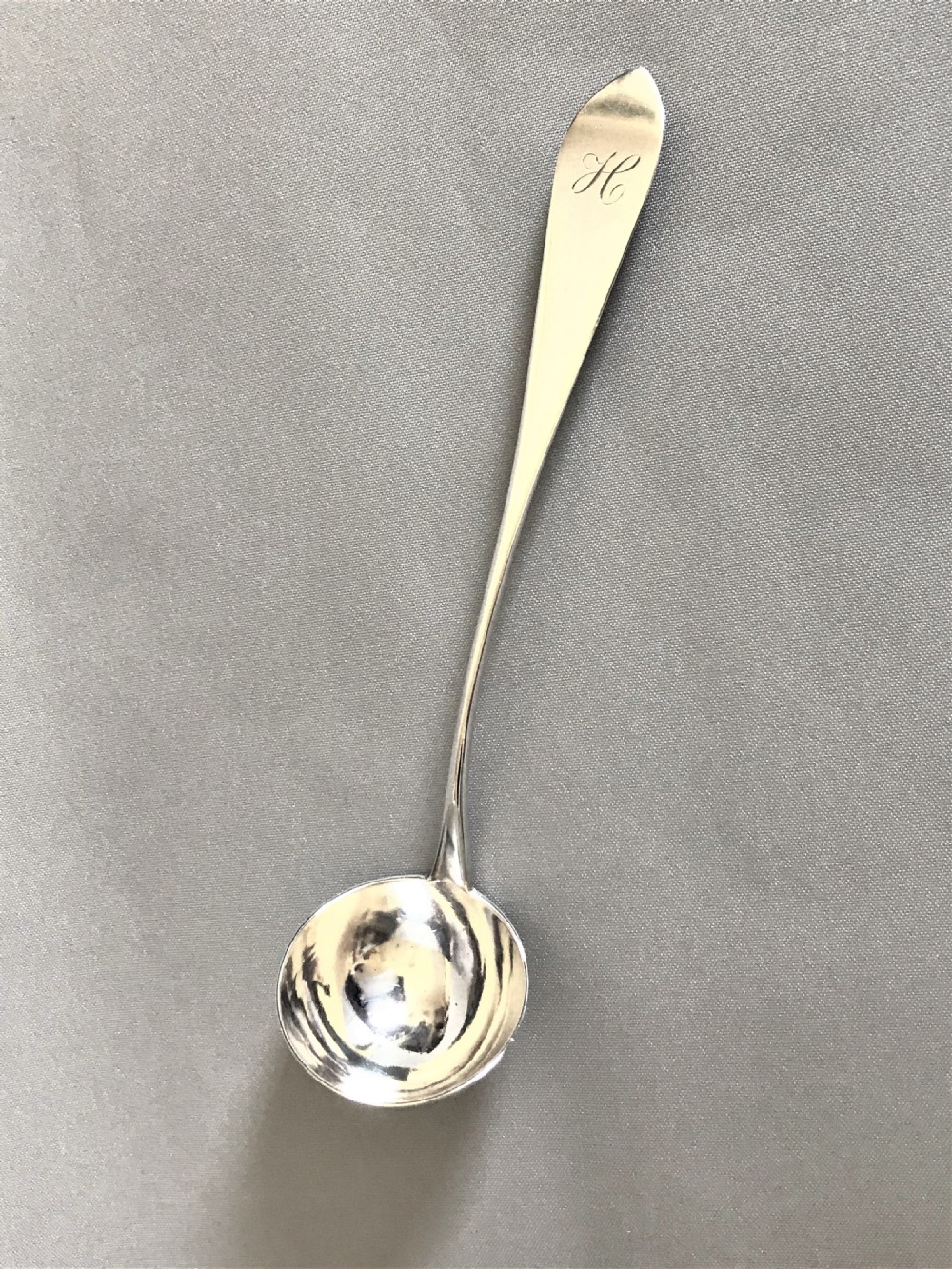 A rare Scottish Provincial, Perth silver toddy ladle
