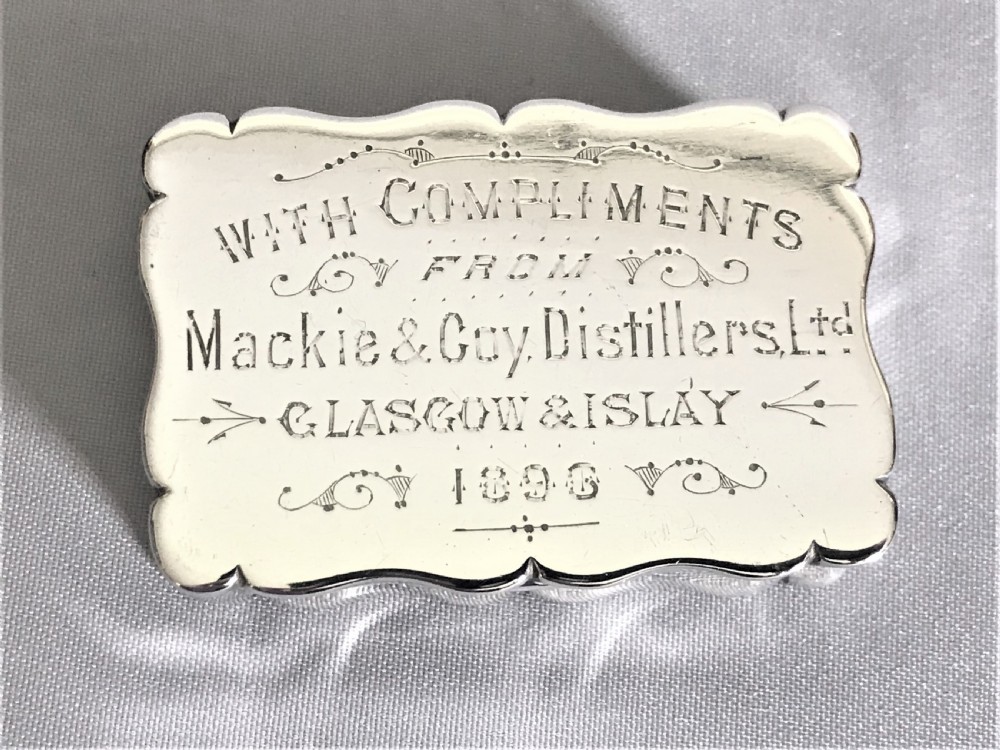 A Whisky interest Victorian silver snuff box View IV