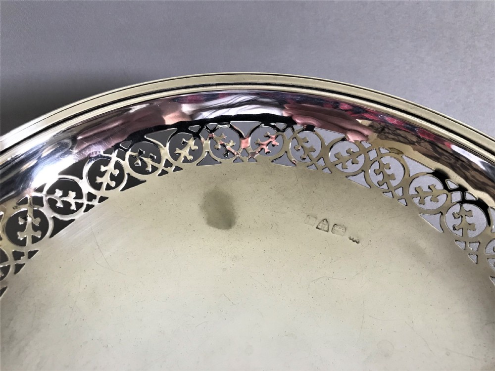 A gorgeous Chester silver pierced fruit bowl View III