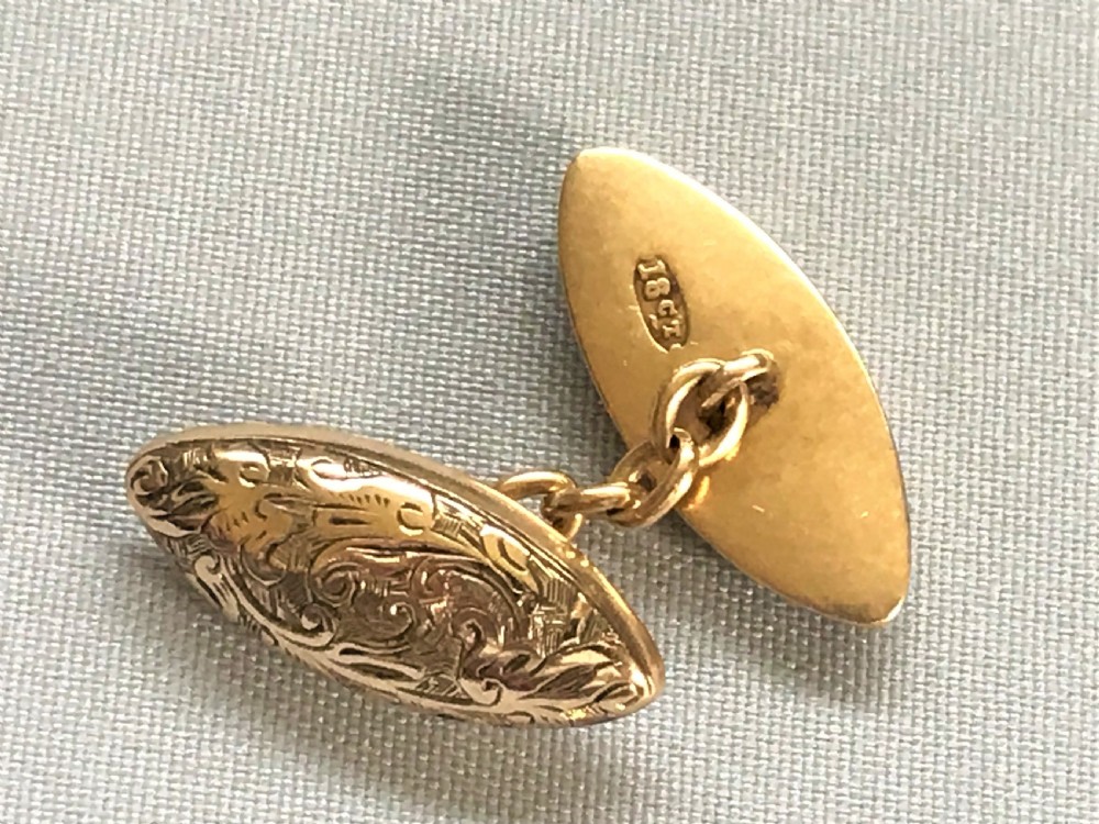 A splendid pair of Victorian 18ct gold cuff links View IV