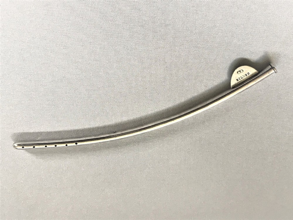 Medical interest. A rare female silver catheter  View II